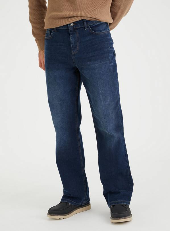 Dark Wash Bootcut Denim Jeans 44R